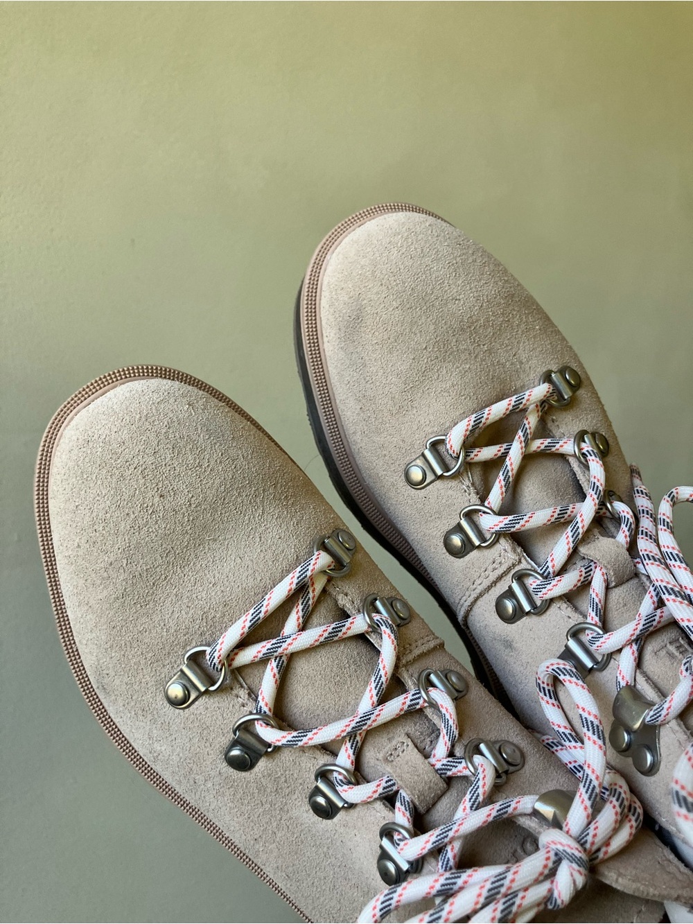 Sorel | Hi-Line Suede Orange Highlight Hiker Boot - Picture 4 of 9